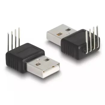 DeLOCK Adapter USB 2.0 Typ-A Stecker auf 4-Pin 90° abgewinkelt