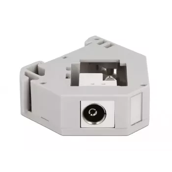 Keystone-Modul DELOCK 87159, grau/weiß, weiblicher Anschluss, Klemmanschluss, 60,1 × 59,4 × 21,6 mm
