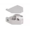 Keystone-Modul DELOCK 87159, grau/weiß, weiblicher Anschluss, Klemmanschluss, 60,1 × 59,4 × 21,6 mm