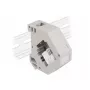 Keystone-Modul DELOCK 87159, grau/weiß, weiblicher Anschluss, Klemmanschluss, 60,1 × 59,4 × 21,6 mm