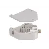 Keystone-Modul DELOCK 87160 — F-Stecker auf F-Stecker, grau, 60,1×59,4×21,6 mm