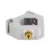 Keystone-Modul DELOCK 87162 — Anschlussklemme zu Anschlussklemme, grau/weiß, 60,1 × 59,4 × 21,6 mm