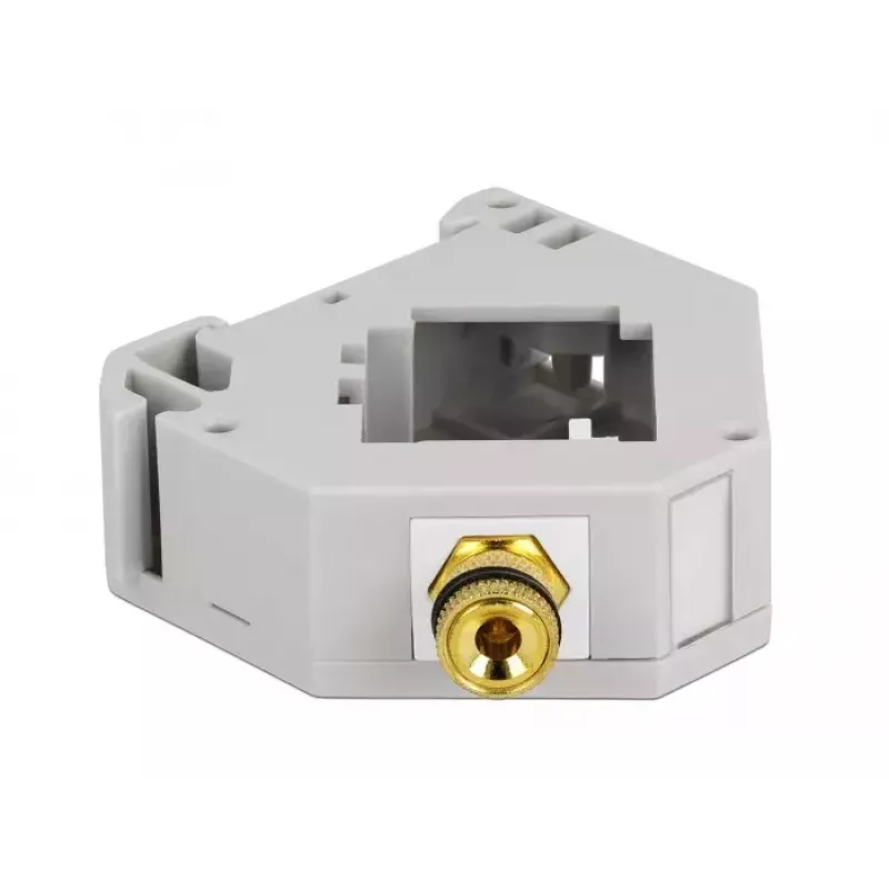 Keystone-Modul DELOCK 87162 — Anschlussklemme zu Anschlussklemme, grau/weiß, 60,1 × 59,4 × 21,6 mm