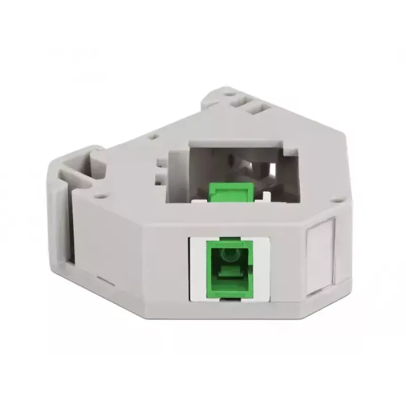 Keystone-Modul DELOCK 87165 — SC-zu-SC-Adapter, grün/grau/weiß, 60,1×59,4×21,6 mm