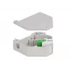 Keystone-Modul DELOCK 87165 — SC-zu-SC-Adapter, grün/grau/weiß, 60,1×59,4×21,6 mm