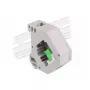 Keystone-Modul DELOCK 87165 — SC-zu-SC-Adapter, grün/grau/weiß, 60,1×59,4×21,6 mm