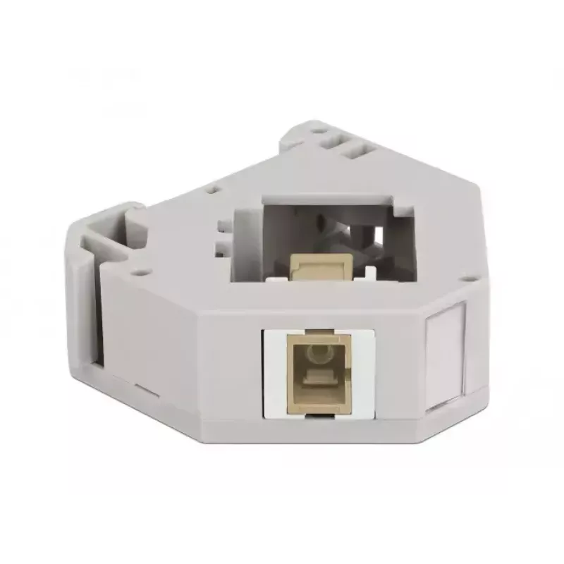 Keystone-Modul DELOCK 87167 — SC-zu-SC-Adapter, grau, 60,1×59,4×21,6 mm