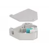 Keystone-Modul DELOCK 87173 — SC auf SC Duplex, Aqua/Grau/Weiß, 60,1×59,4×21,6 mm