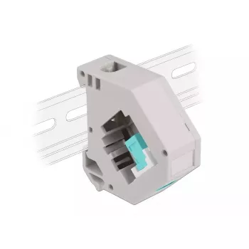 Keystone-Modul DELOCK 87173 — SC auf SC Duplex, Aqua/Grau/Weiß, 60,1×59,4×21,6 mm