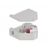 Keystone-Modul DELOCK 87182 — SC-zu-SC-Duplex-Adapter, grau/violett/weiß, 60,1×59,4×21,6 mm