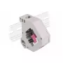 Keystone-Modul DELOCK 87182 — SC-zu-SC-Duplex-Adapter, grau/violett/weiß, 60,1×59,4×21,6 mm