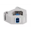 Keystone-Modul DELOCK 87189 — LC auf LC Duplex, Farben Blau/Grau/Weiß, 60,1×59,4×21,6 mm
