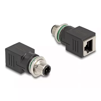 DeLOCK 60061 Kabel-Gender-Changer M12 RJ-45 Schwarz