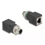 DeLOCK 60061 Kabel-Gender-Changer M12 RJ-45 Schwarz