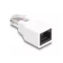 DeLOCK 88002 Kabel-Adapter RJ50 Weiß