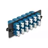DeLOCK Fiber Optic Adapter Panel LC Duplex UPC 12 Port blau