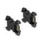 DeLOCK HDMI-Adapter Buchse zu Buchse mit Schraubbefestigung 66068 Schwarz