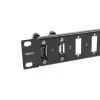 DeLOCK 19 Zoll Panel für Adapter 16 Port schwarz Rack-Montage 1U