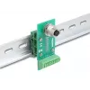 DeLOCK M12 Transfermodul-Adapter 8-polig A-kodiert Buchse auf 9-polige Klemmleiste