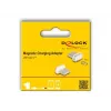 DeLOCK 66588 Kabel-Gender-Changer Magnet USB-C Gold Weiß