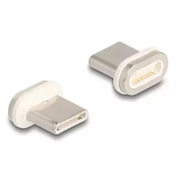 DeLOCK 66588 Kabel-Gender-Changer Magnet USB-C Gold Weiß