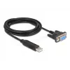 DeLOCK 67382 USB 2.0 auf RS-232 DB9 Seriell-Adapter 1,8 m