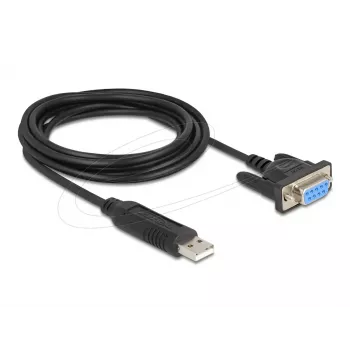 DeLOCK 67382 USB 2.0 auf RS-232 DB9 Seriell-Adapter 1,8 m