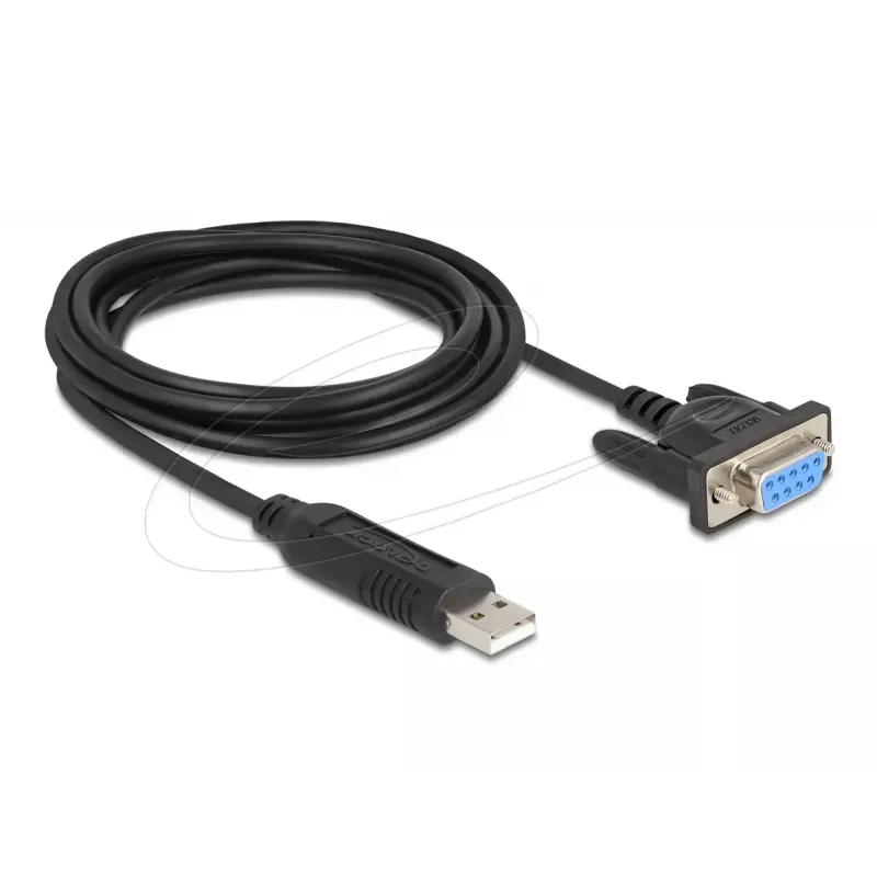 DeLOCK 67382 USB 2.0 auf RS-232 DB9 Seriell-Adapter 1,8 m