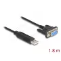 DeLOCK 67382 USB 2.0 auf RS-232 DB9 Seriell-Adapter 1,8 m