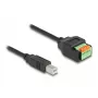 DeLOCK USB Typ-C 2.0 Buchse auf Klemmleistenadapter 66457