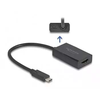 DeLOCK Adapter HDMI-Buchse auf USB-Typ-C-Stecker 4K PD 100W