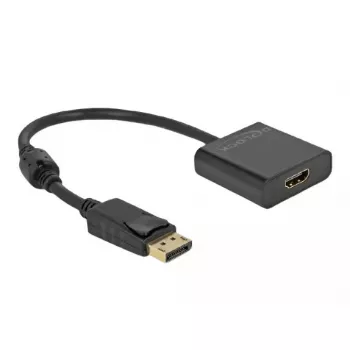 Adapter DisplayPort 1.2 Stecker auf HDMI Buchse 4K Aktiv DeLOCK 63585