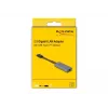 DeLOCK 66248 Kabel-Adapter RJ-45 USB C Grau 0,09m