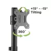 Techly ICA-LCD 401 Monitorhalterung / Standfuß 81,3 cm (32 Zoll) für den Schreibtisch Schwarz