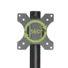 Techly ICA-LCD 401 Monitorhalterung / Standfuß 81,3 cm (32 Zoll) für den Schreibtisch Schwarz