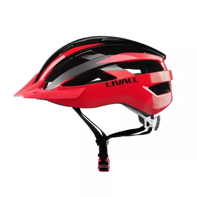 Halbschalenhelm Livall MT1 Neo Schwarz Hartschale Gloss