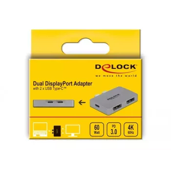 Dual DisplayPort Adapter DeLOCK 64001 für MacBook
