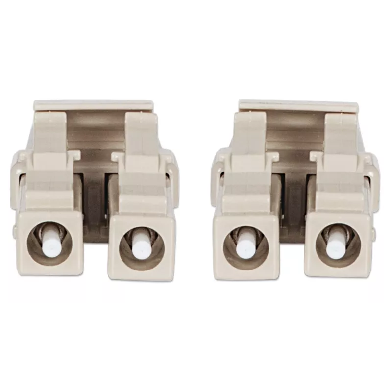 Intellinet Glasfaser-Patchkabel, OM3, LC/LC, 10m, Aqua, Duplex, Multimode, 50/125 µm, LSZH, Faser, Lebenslange Garantie, Polybag