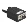 Drahtverbinder DeLOCK 66257 Sub-D 9 10-Pin-Klemmleiste Schwarz