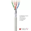 Techly ITP-C5F-305-RIS Netzwerkkabel Grau 305 m Cat5e F/UTP (FTP)
