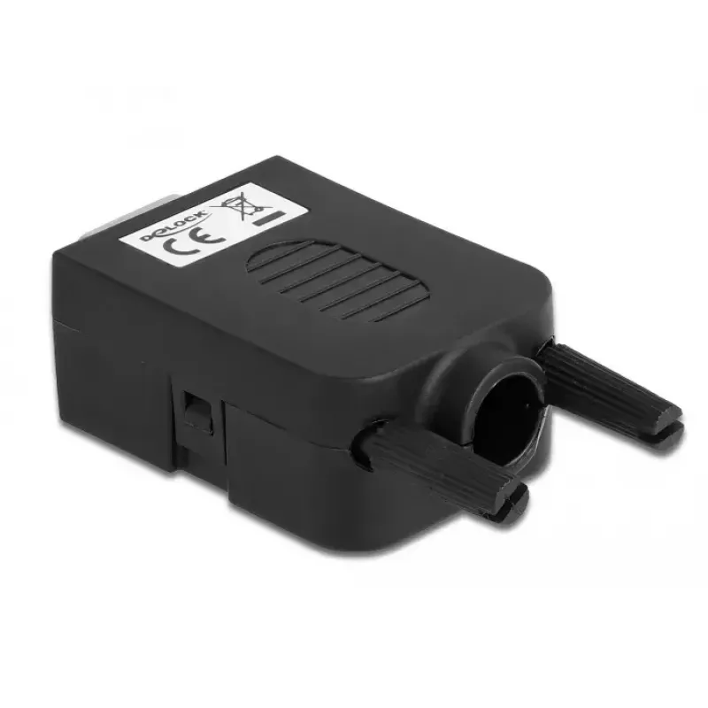 Wire Connector DeLOCK 66258 VGA 15-pin 10 pin terminal block Schwarz