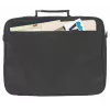 Manhattan Empire Laptoptasche 17,3 Zoll, Clamshell-Design, Zubehörfach, Schultergurt (abnehmbar), Notebooktasche, Schwarz, Drei Jahre Garantie