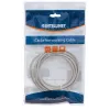 Intellinet Netzwerk-Patchkabel, Cat6, 15 m, Grau, CCA, U/UTP, PVC, RJ45, vergoldete Kontakte, Rastnasenschutz, Knickschutztülle, lebenslange Garantie