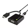 Techly Konverter HDMI Mini C zu VGA IDATA HDMI-VGA4, VGA (D-Sub), HDMI Typ C (Mini), Stecker, Buchse, 1920 x 1080 Pixel, 1080p, 720p, 480p