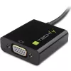 Techly Konverter HDMI Mini C zu VGA IDATA HDMI-VGA4, VGA (D-Sub), HDMI Typ C (Mini), Stecker, Buchse, 1920 x 1080 Pixel, 1080p, 720p, 480p