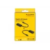 DeLOCK 61026 Kabel-Gender-Changer USB-C auf RJ45 Schwarz