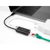 DeLOCK 61026 Kabel-Gender-Changer USB-C auf RJ45 Schwarz