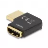 DeLOCK HDMI Adapter Stecker auf Buchse 90° rechtwinklig 8K 60 Hz Metall