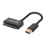 Manhattan USB-A auf SATA 2,5 Zoll Adapterkabel, 42 cm, Stecker auf Stecker, 5 Gbit/s (USB 3.2 Gen1, auch bekannt als USB 3.0), Unterstützt 48-Bit-LBA, SuperSpeed USB, Drei Jahre Garantie