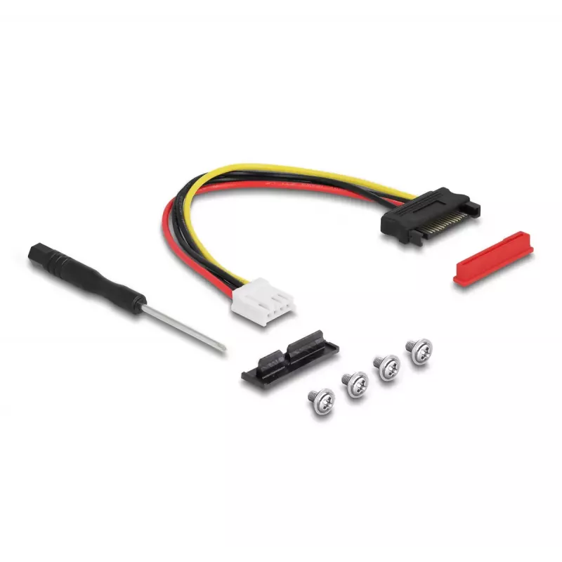 DeLOCK M.2 Key A+E auf PCIe x1 NVMe Adapter abgewinkelt 20 cm Kabel
